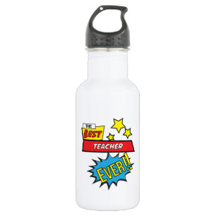 The best teacher ever, #teacher 532 ml water bottle
