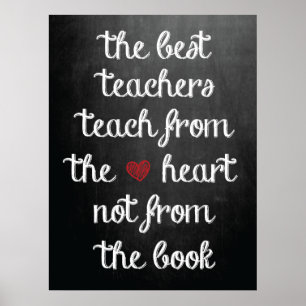 The Best Teachers Poster