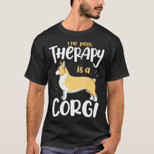 The Best Therapy Corgi Dog Mom Dad T-Shirt