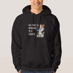 The Best Therapy Is A Calico Cat Hoodie