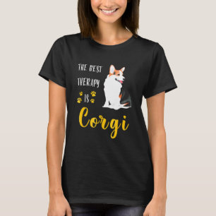 The Best Therapy Is Corgi Dog T-Shirt