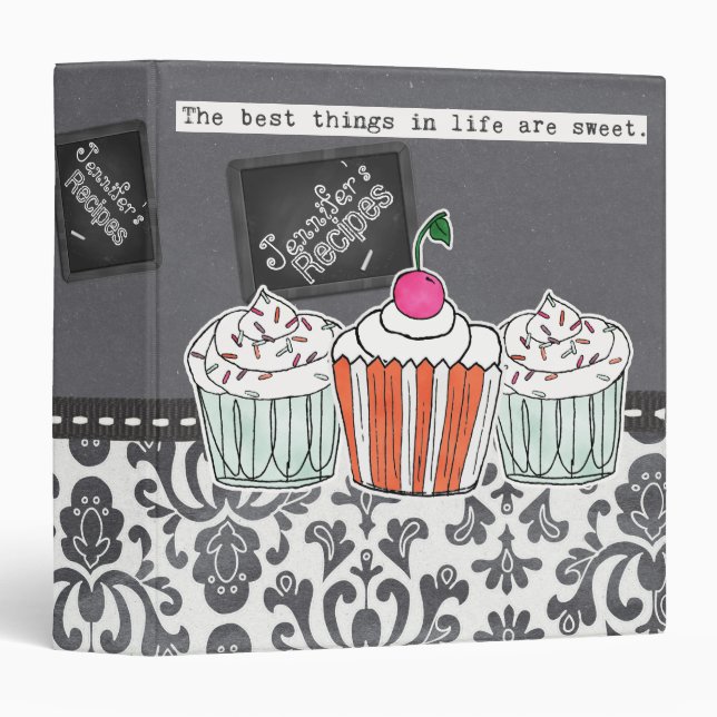 The Best Things In Life Are Sweet Recipe Binder (Front/Spine)