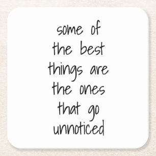 The Best Things Paper Coaster