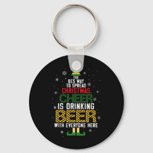 The Best Way To Spread Christmas Cheer Is Drinking Keychain
