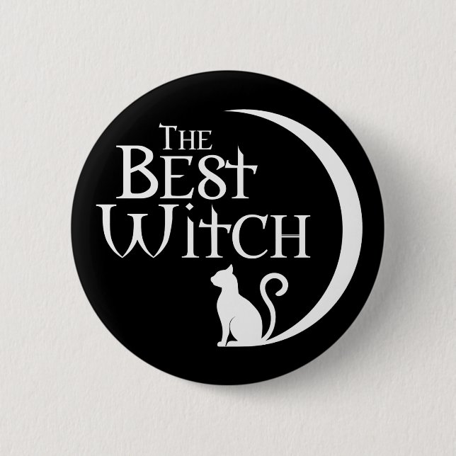 The Best Witch, Badge 2 Inch Round Button (Front)