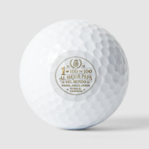 The Best World Dad / Golf Ball