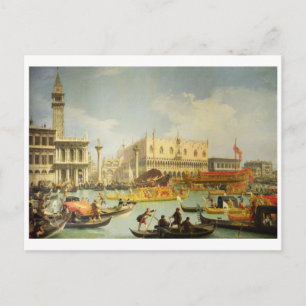 The Betrothal of the Venetian Doge Postcard