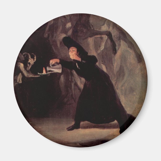 The Bewitched Man By Francisco Goya 1798 Magnet (Front)