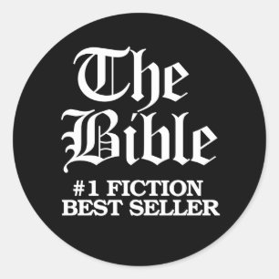 The Bible: #1 Fiction Best Seller Classic Round Sticker