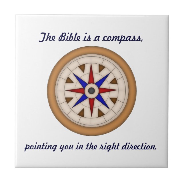 The Bible Compass Tile (Front)