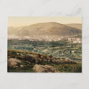 The biblical town of  Shechem (Nablus) Postcard