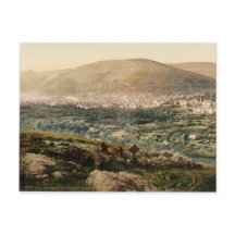 The biblical town of Shechem (Nablus)