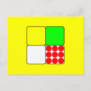 The Bicycle Race Jerseys 3 Yellow Postcard