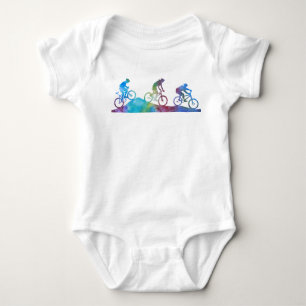 The Bicycles Onesy Baby Bodysuit
