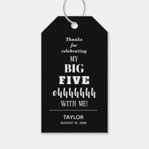 The BIG 50th Birthday Party Favour Gift Tags