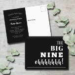 The BIG 90th Birthday Party Invitation Postcard<br><div class="desc">Throwing a milestone 90th birthday party? These invitation postcards will get guests excited to attend your party. More ages and MATCHING items done for you in our collection.</div>