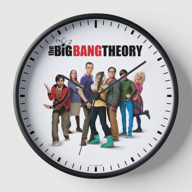 The Big Bang Theory Characters Clock (Front)
