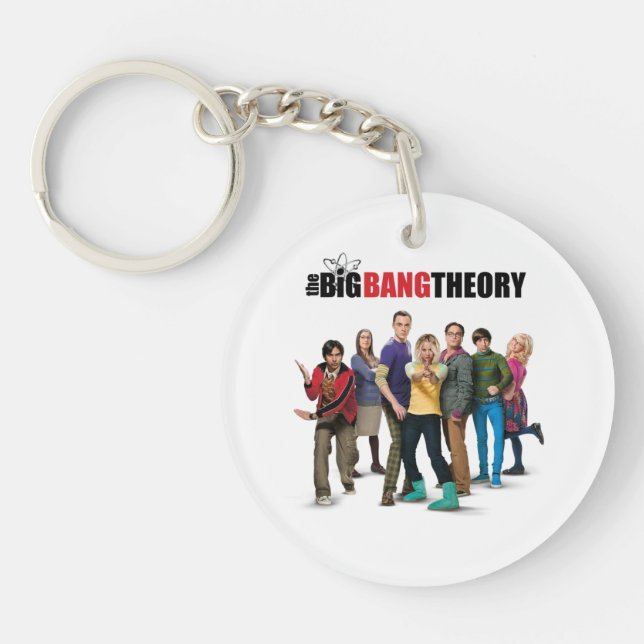 The Big Bang Theory Characters Keychain (Front)