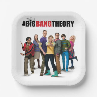 The Big Bang Theory Characters Paper Plate