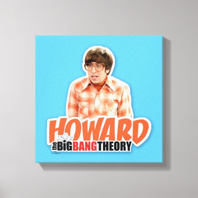 The Big Bang Theory | Howard Canvas Print (Front)