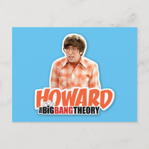 The Big Bang Theory   Howard Postcard