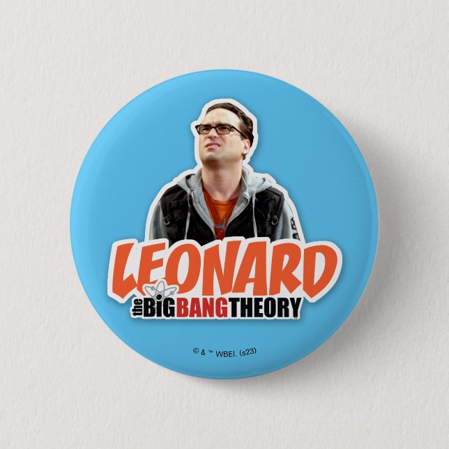 The Big Bang Theory | Leonard 2 Inch Round Button (Front)