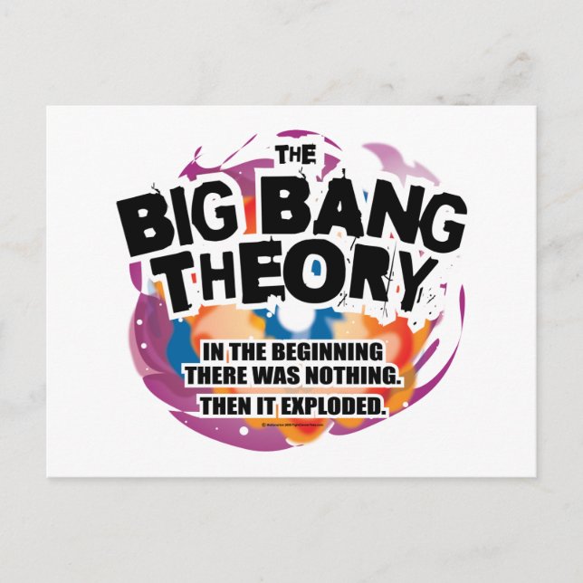 The Big Bang Theory Postcard (Front)