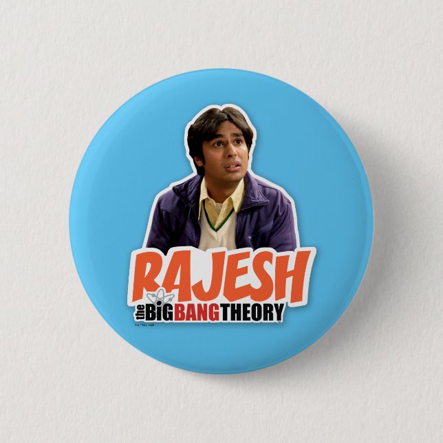 The Big Bang Theory | Rajesh 2 Inch Round Button (Front)