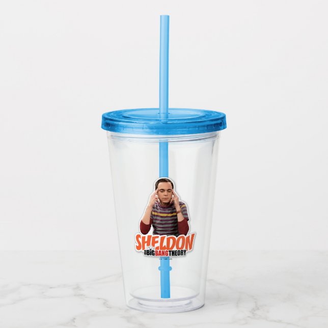 The Big Bang Theory | Sheldon Acrylic Tumbler (Front)