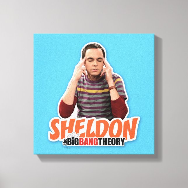 The Big Bang Theory | Sheldon Canvas Print (Front)