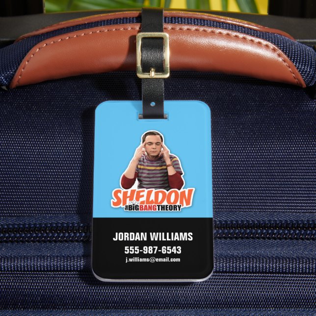 The Big Bang Theory | Sheldon Luggage Tag (Front Insitu 2)