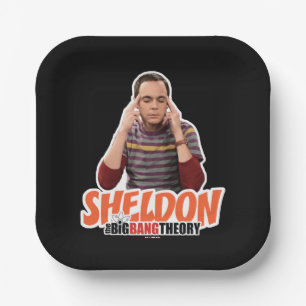 The Big Bang Theory   Sheldon Paper Plate