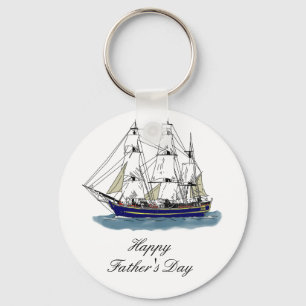 The Big Blue – Tall Ship Keychain