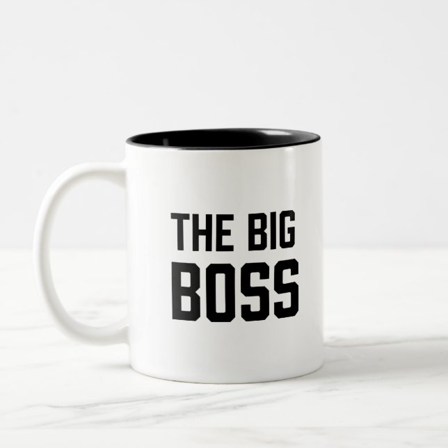 The Big Boss Two-Tone Coffee Mug (Left)