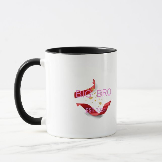 the big bro coffee mug of coffee tea or hot choco (Left)
