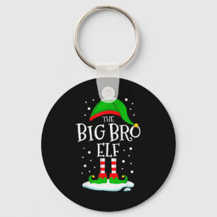The Big Bro Elf Christmas Family Matching Xmas Bro Keychain