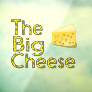 The Big Cheese Window Cling