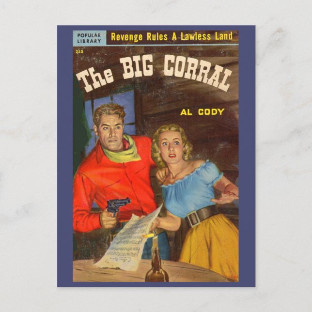 The Big Corral cover art Postcard (Front)