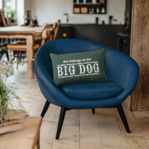 The Big Dog T-Shirt Lumbar Pillow