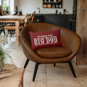 The Big Dog T-Shirt Lumbar Pillow