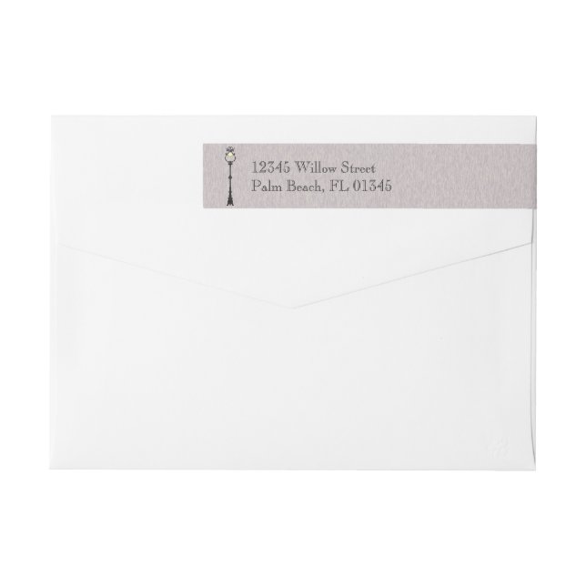 The Big Easy Wedding Wrap Around Label (Back)