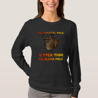 The Big Floppa Male Big Meme Caracal Male Cat T-Shirt