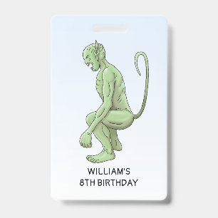 The Big Green Goblin Birthday Badge