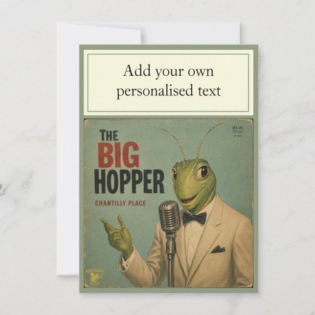 The Big Hopper: a Parody (Front)