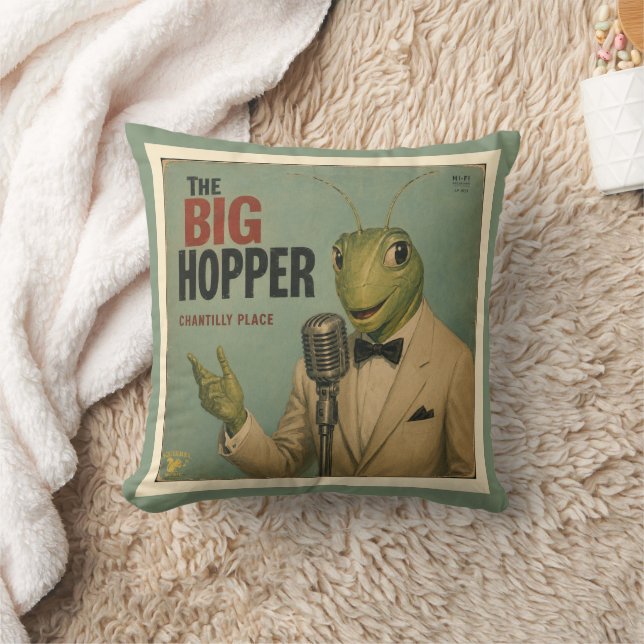 The Big Hopper Album: a Parody Throw Pillow (Blanket)