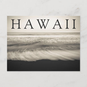 The Big Island Beach Hawaii   Happy Birthday Postcard