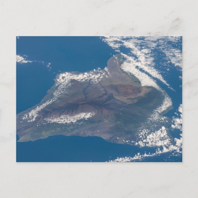 The Big Island Of Hawaii And Its Mountains Postcard (Front)