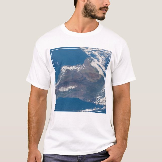 The Big Island Of Hawaii And Its Mountains T-Shirt (Front)