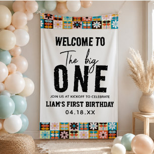 The BIG One 1st Birthday Banner