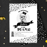 The Big One Birthday, 90s Hip Hop Notorious One Invitation<br><div class="desc">This hip hop themed Notorious One invitation card is the perfect addition for your baby's biggie birthday party! Perfect choice for both boys and girls. Get ready to celebrate The Big One with a bang, and let this 90s rap themed birthday invite set the tone for an unforgettable gangsta party!...</div>